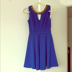 Navy blue short dress